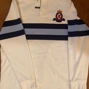 Polo Ralph Lauren Honor Valor Football Polo Rugby Shirt Size XL NWT